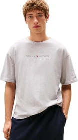 Tommy Hilfiger Original Lounge Logo T-Shirt kurzarm light grey heather (Herren)
