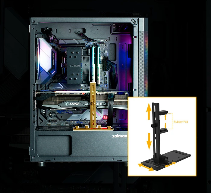 Zalman i4 TG Black, Glasfenster