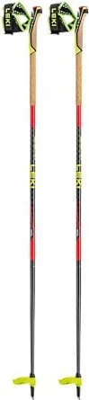 Leki Mezza Race Touren Skistock bright red/bloack/neon yellow
