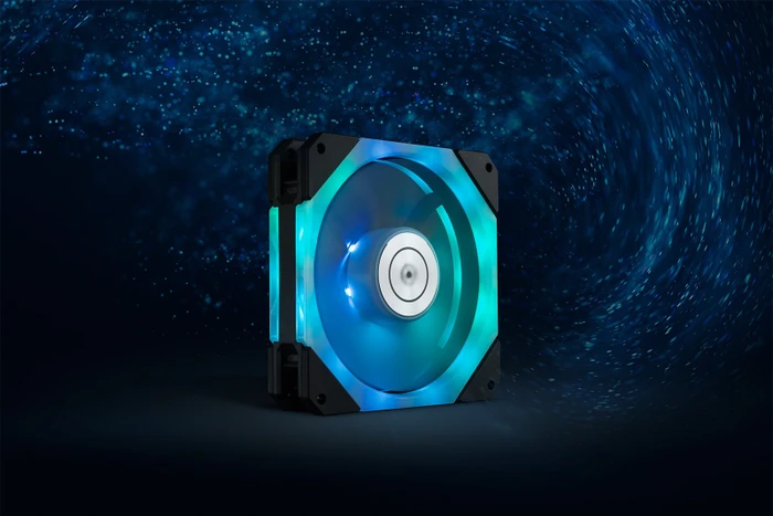 EK Water Blocks EK-Quantum Impulse 120 D-RGB Black, 400-1800rpm, LED-Steuerung, 120mm
