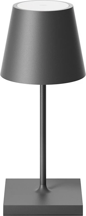 Sigor Nuindie mini USB-C Akku-Tischleuchte rund graphitgrau