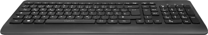 LogiLink 2.4GHz Wireless Tastatur, schwarz, USB, DE