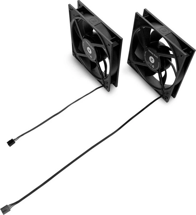 EK Water Blocks EK-Vardar EVO 140ER BB schwarz Dual Set, 2000rpm, 140mm, 2er-Pack