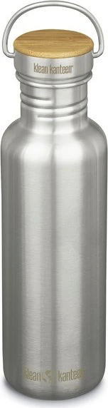 Klean Kanteen Reflect Bambus Trinkflasche 800ml brushed stainless
