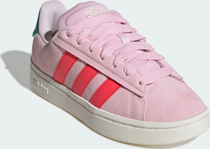 adidas Grand Court Alpha clear pink/lucid red/court green (Damen)