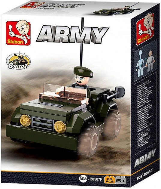 Sluban Army 8 into 1 Jeep