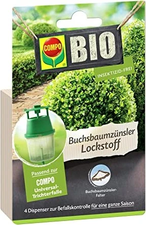 Compo Bio Buchsbaumzünsler Lockstoff, 4 Stück