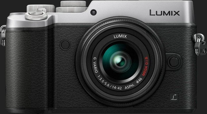 Panasonic Lumix DMC-GX8 silber mit Objektiv Lumix G Vario 14-42mm 3.5-5.6 II ASPH OIS