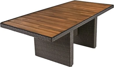 Garden Pleasure Braga Gartentisch 220x100cm braun (970393)
