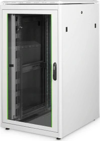 Digitus Professional Unique Serie Serverschrank 26HE, Sicherheitsglastür, IP2X, grau, 800mm tief
