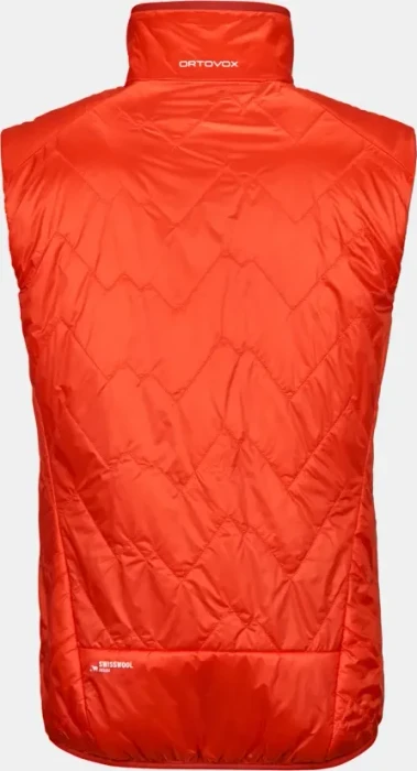 Ortovox Swisswool Piz Vial Funktionsweste hot orange (Herren)