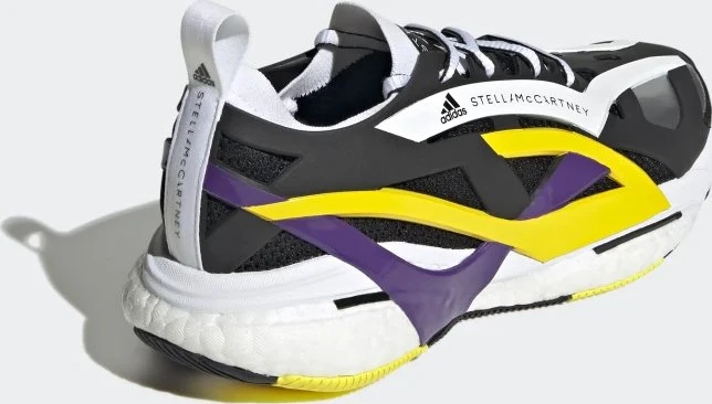 adidas Solar Glide by Stella McCartney core black/active purple/shock yellow (Damen)