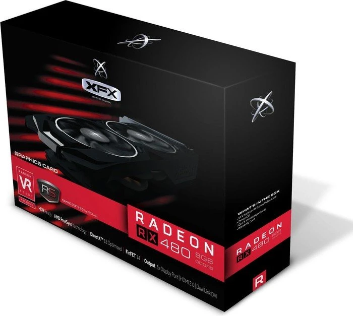 XFX Radeon RX 480 RS, 8GB GDDR5, DVI, HDMI, 3x DP