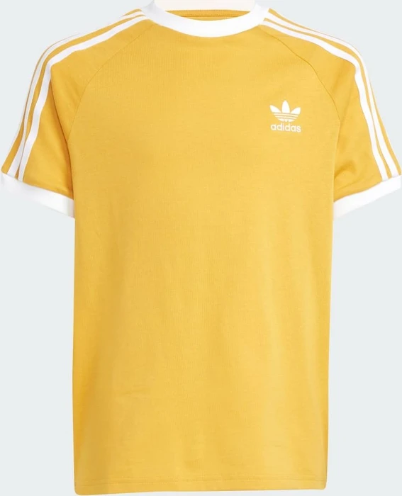adidas 3-Streifen T-Shirt kurzarm preloved yellow (Junior)