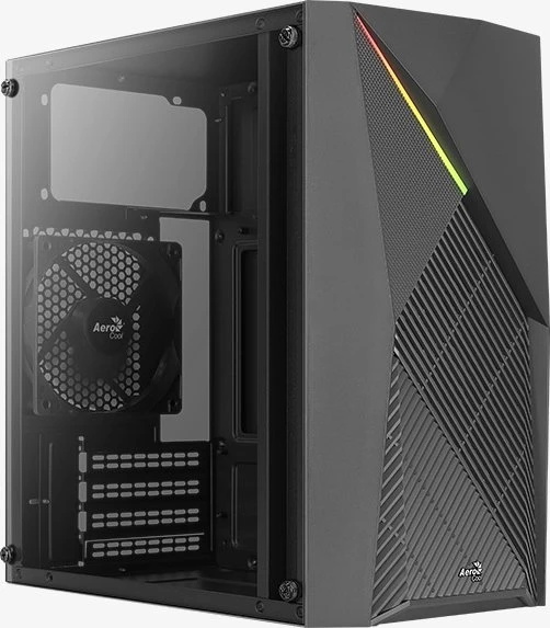 AeroCool Raider Mini V3 Black, Glasfenster