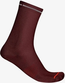 Castelli Premio Evo 18 Fahrradsocken deep bordeaux (Herren)