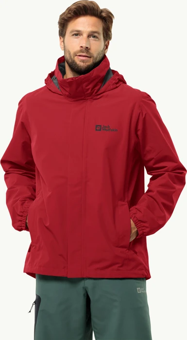 Jack Wolfskin Stormy Point 2L Funktionsjacke red glow (Herren)