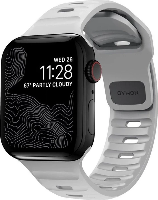 Nomad Sport Strap Waterproof für Apple Watch 38mm/40mm Lunar Grey