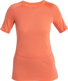 Icebreaker 125 ZoneKnit Merino Funktionsshirt kurzarm tang/praline (Damen)