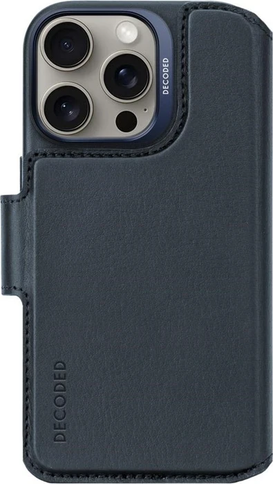 Decoded Leather Detachable Wallet Case für Apple iPhone 16 Pro