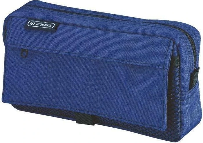 Herlitz Faulenzer mit 2 Aussentaschen blau