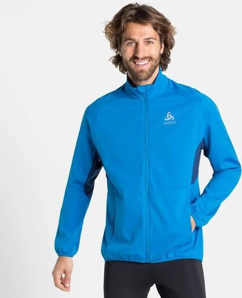 Odlo Aeolus Element Funktionsjacke directoire blue/estate blue (Herren)