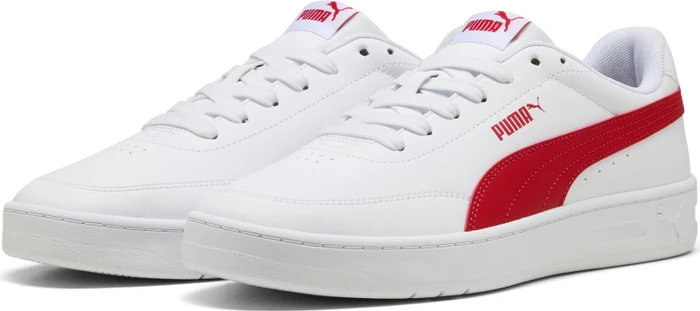 Puma Court Classic Clean puma white/for all time red