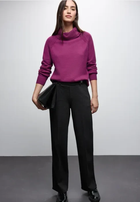 Street One Stehkragen Pullover berry paradise (Damen)