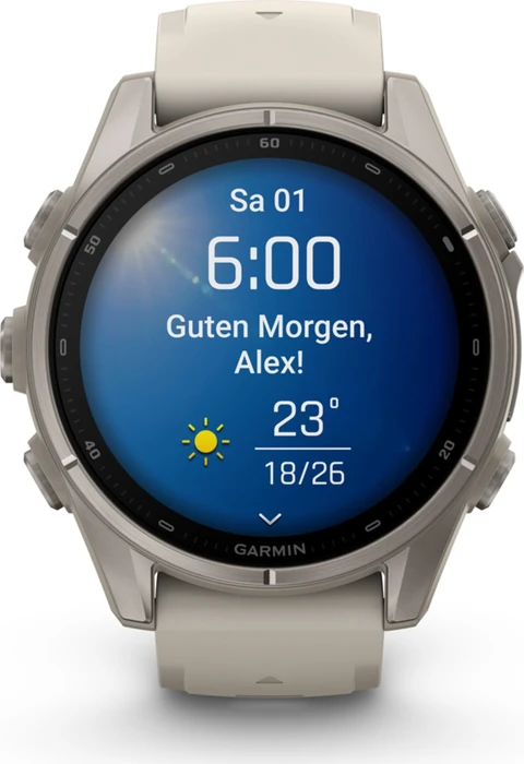 Garmin Fenix 9 43mm titanium/fog grey