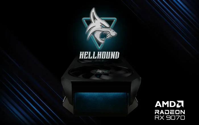 PowerColor Hellhound Radeon RX 9070, 16GB GDDR6, HDMI, 3x DP