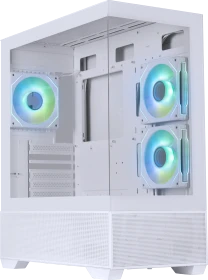 BitFenix CETO Basic White, 3A, Lüfter LED ARGB, Glasfenster (BFC-CET-300-WWGSW-3A)