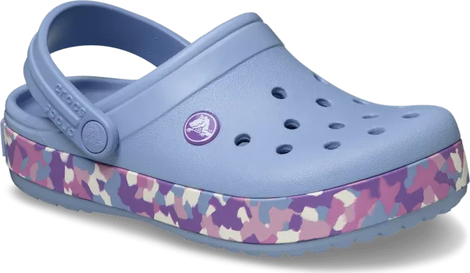 Crocs Crocband Glow Confetti Band Clog blue haze/multi (Junior)