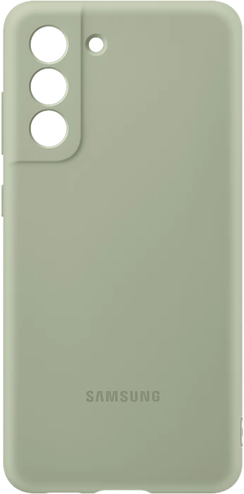 Samsung Silicone Cover für Galaxy S21 FE Olive