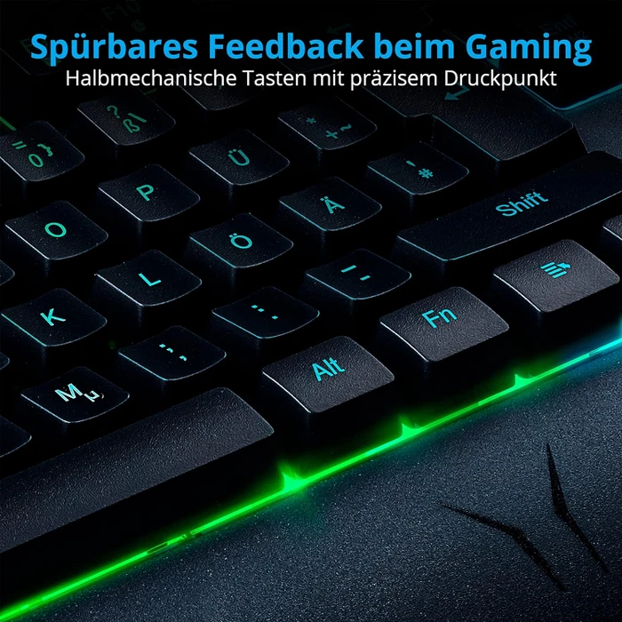 Medion Erazer Supporter P11, schwarz, LEDs RGB, USB, DE