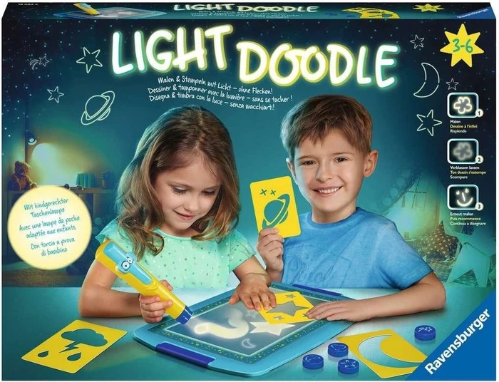 Ravensburger Light Doodle Mond & Sterne