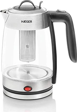 Haeger Perfect Tea Glas-Wasserkocher/Teekocher
