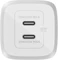 Belkin BoostCharge Pro USB-C-GaN-Ladegerät mit zwei Anschlüssen und PPS (45W) weiß Vorschaubild
