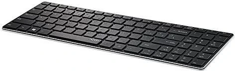 Rapoo Wireless Ultraslim Keyboard E9100P schwarz, DE