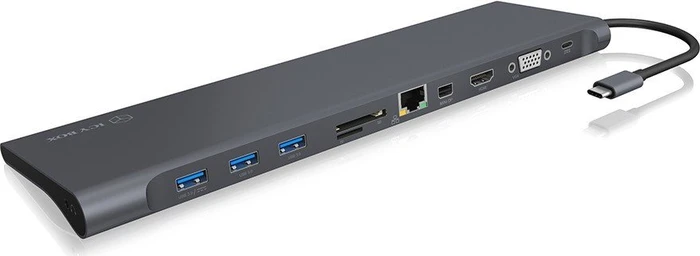 RaidSonic Icy Box IB-DK2102-C Multiport-Adapter, USB-C 3.0 [Stecker]
