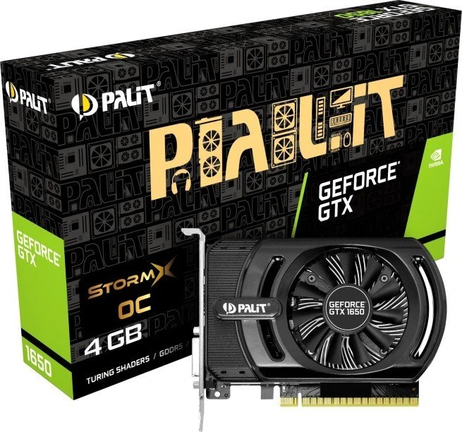 Palit GeForce GTX 1650 StormX OC, 4GB GDDR5, DVI, HDMI