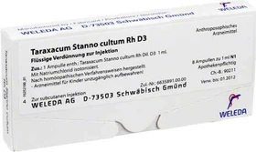 Weleda Taraxacum Stanno Cultum RH D3 Ampullen, 8ml (8x 1ml)