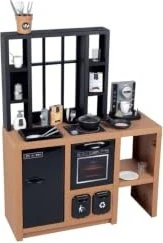 Smoby Loft Küche schwarz/braun