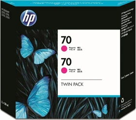 HP Tinte 70 magenta, 2er-Pack
