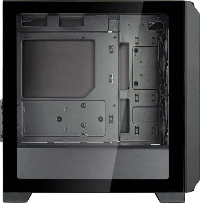 SilverStone Fara 312Z, schwarz, Glasfenster