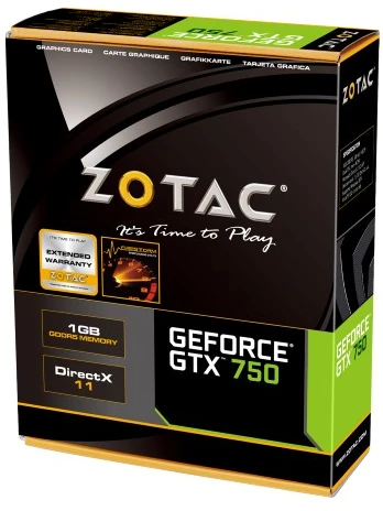 Zotac GeForce GTX 750, 1GB GDDR5, 2x DVI, Mini HDMI
