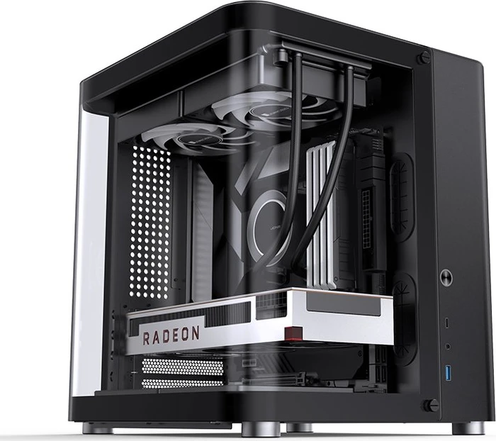 Jonsbo TK-1 2.0 Black, Glasfenster