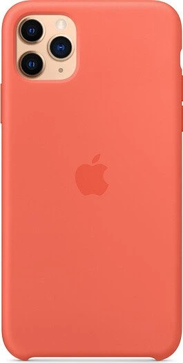 Apple Silikon Case für iPhone 11 Pro Max Clementine