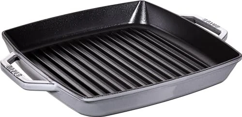 Zwilling Staub Grillpfanne eckig 28x28cm grafitgrau