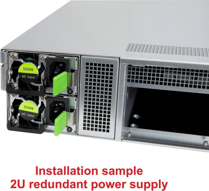 Inter-Tech IPC 2U-2724, schwarz, 2HE, ATX