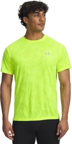 Under Armour Launch Camo Funktionsshirt kurzarm high vis yellow/reflective (Herren)